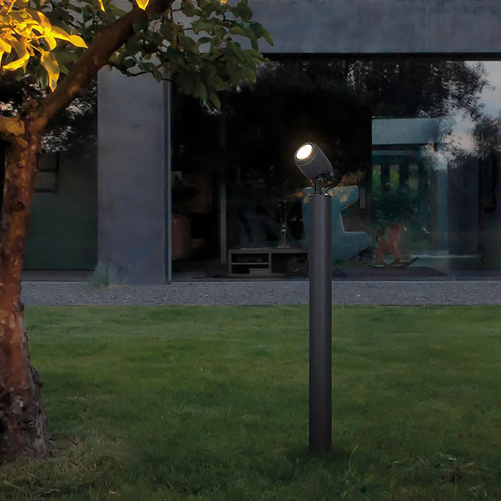 Luciana Nordic Minimalist LED Outdoor Spotlight Post Light - Image 6