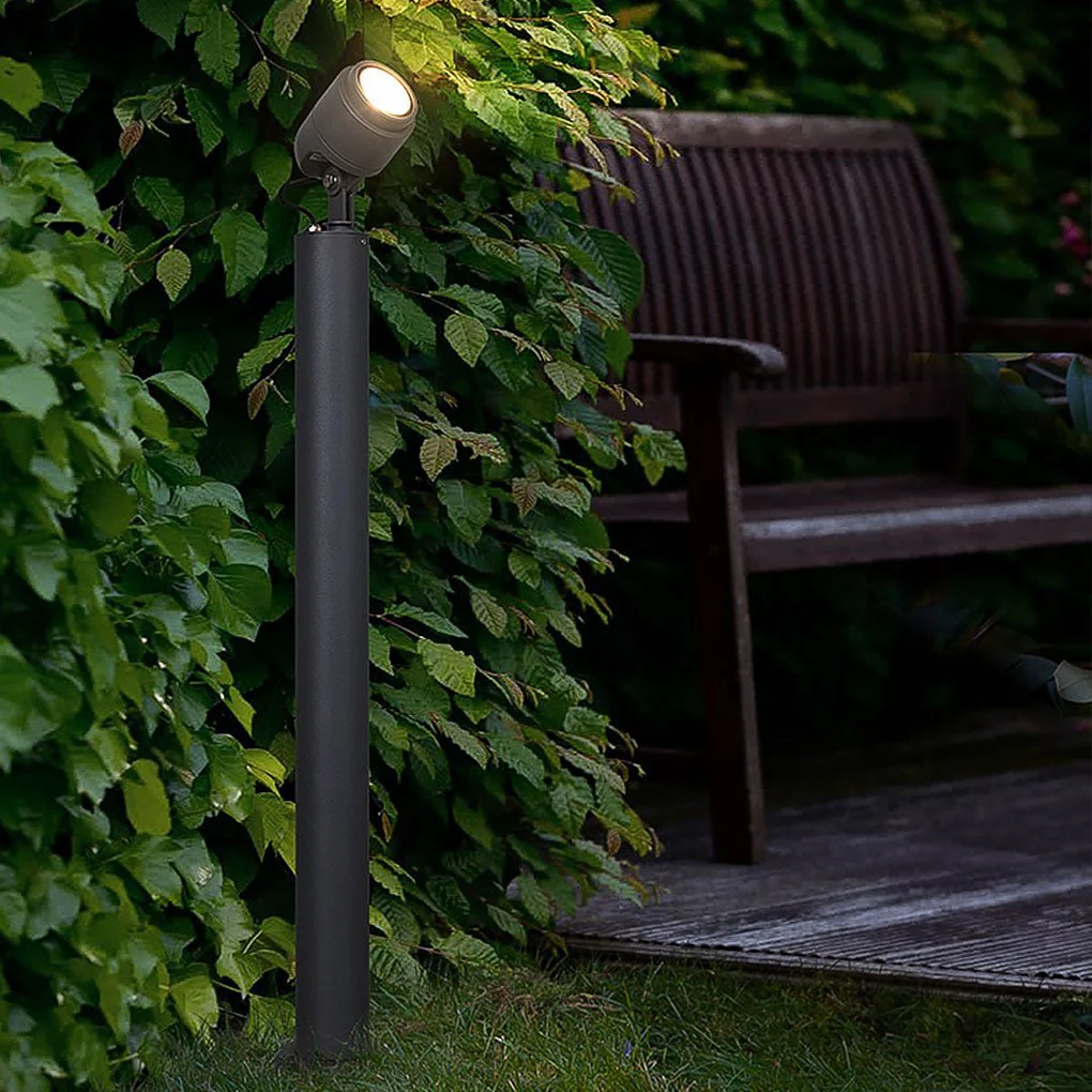 Luciana Nordic Minimalist LED Outdoor Spotlight Post Light - Image 7