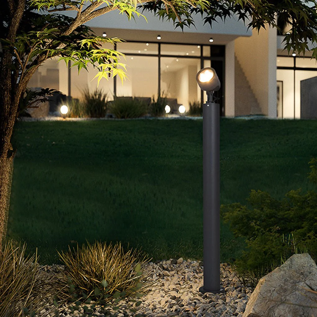 Luciana Nordic Minimalist LED Outdoor Spotlight Post Light - Image 8