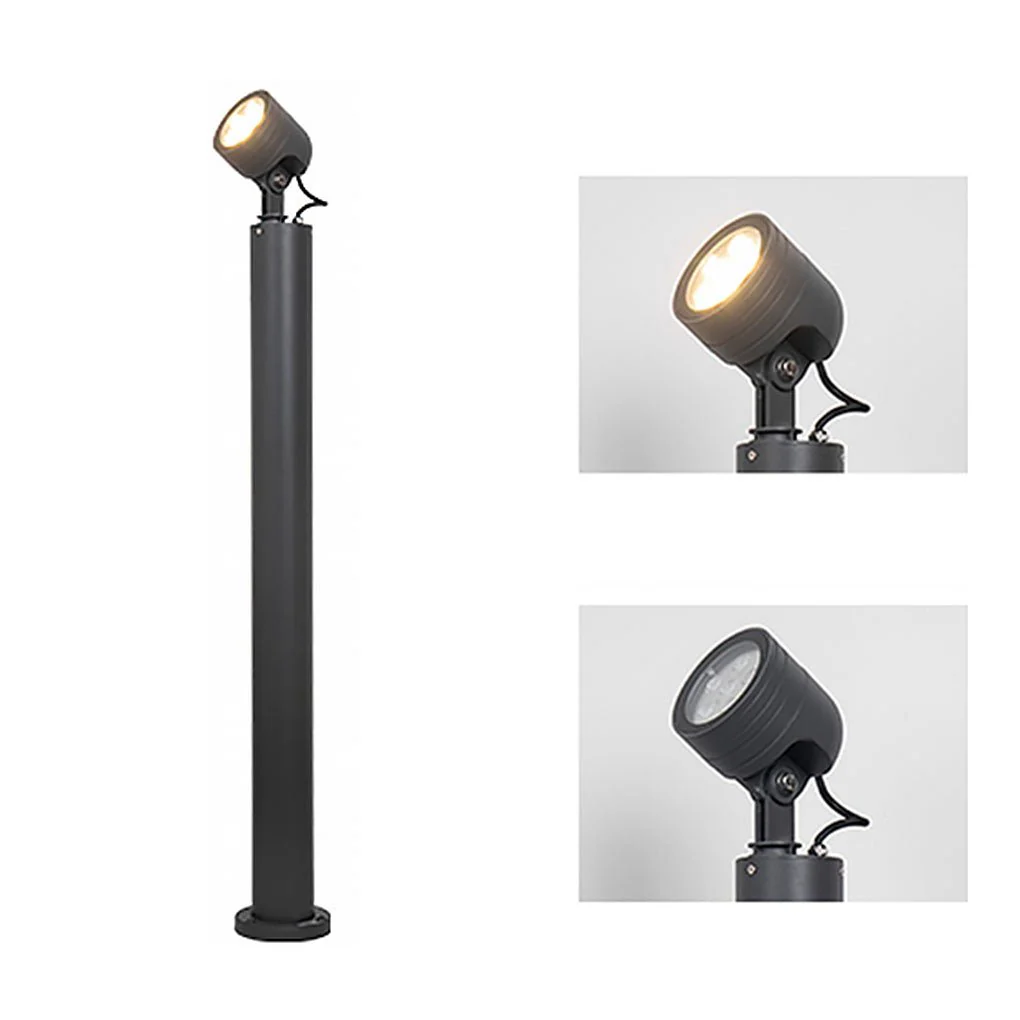 Luciana Nordic Minimalist LED Outdoor Spotlight Post Light - Image 9