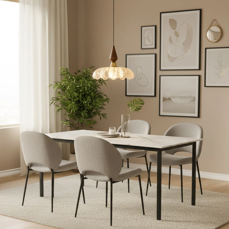 Lume Modern Wood Resin Pendant Light - Image 10