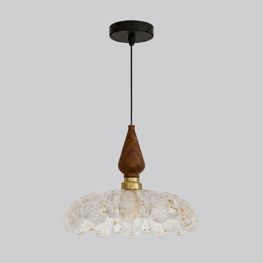 Lume Modern Wood Resin Pendant Light - Image 14