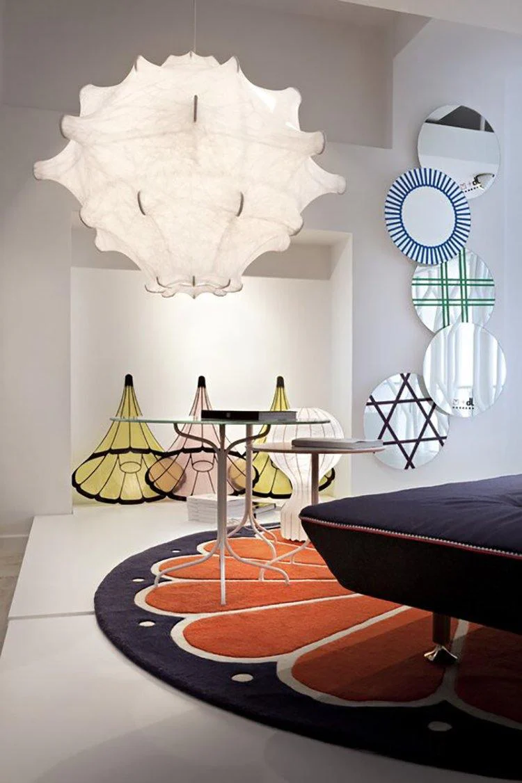 Lumina Contemporary Silk Pendant Lamp - Image 11