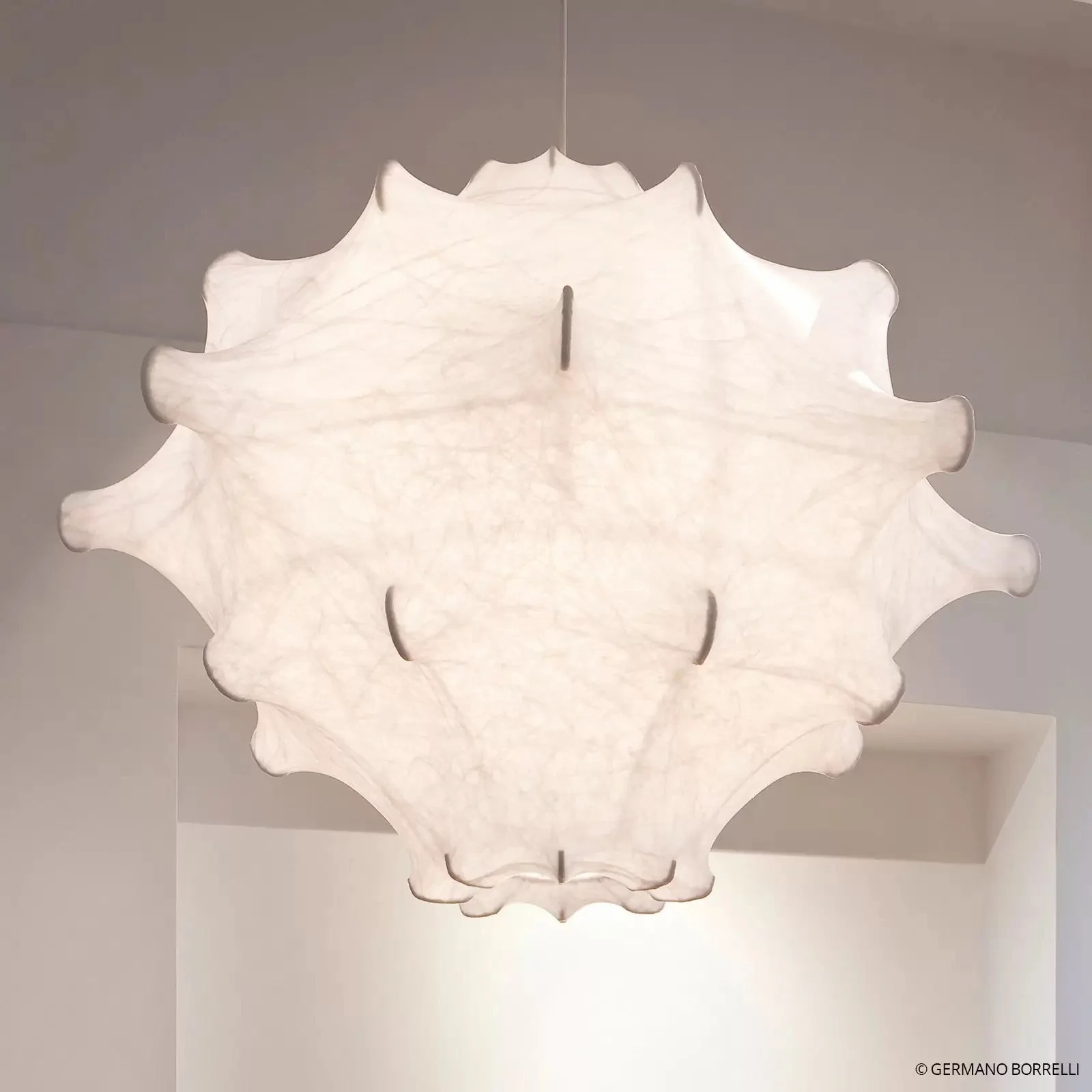 Lumina Contemporary Silk Pendant Lamp - Image 27