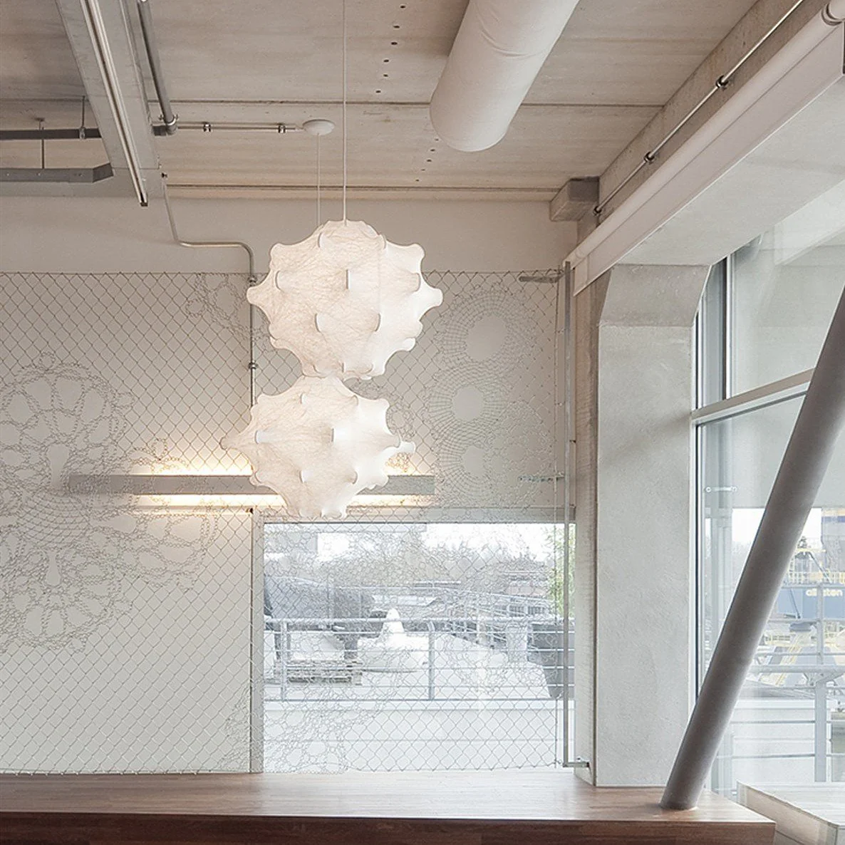 Lumina Contemporary Silk Pendant Lamp - Image 30
