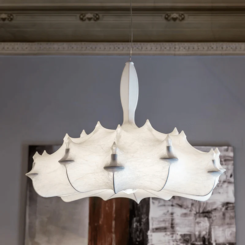 Lumina Contemporary Silk Pendant Lamp - Image 41