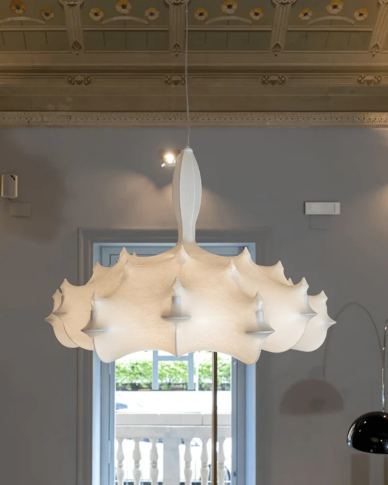 Lumina Contemporary Silk Pendant Lamp - Image 42
