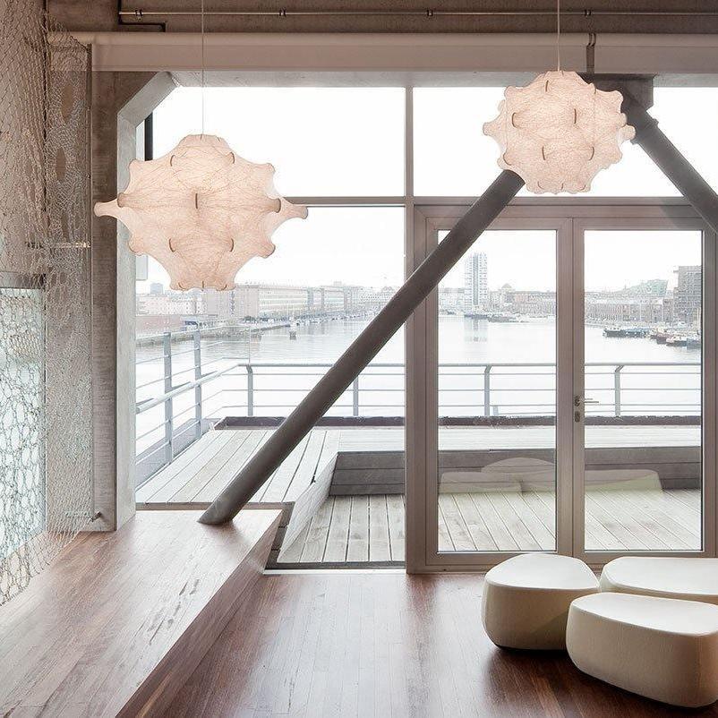 Lumina Contemporary Silk Pendant Lamp - Image 45
