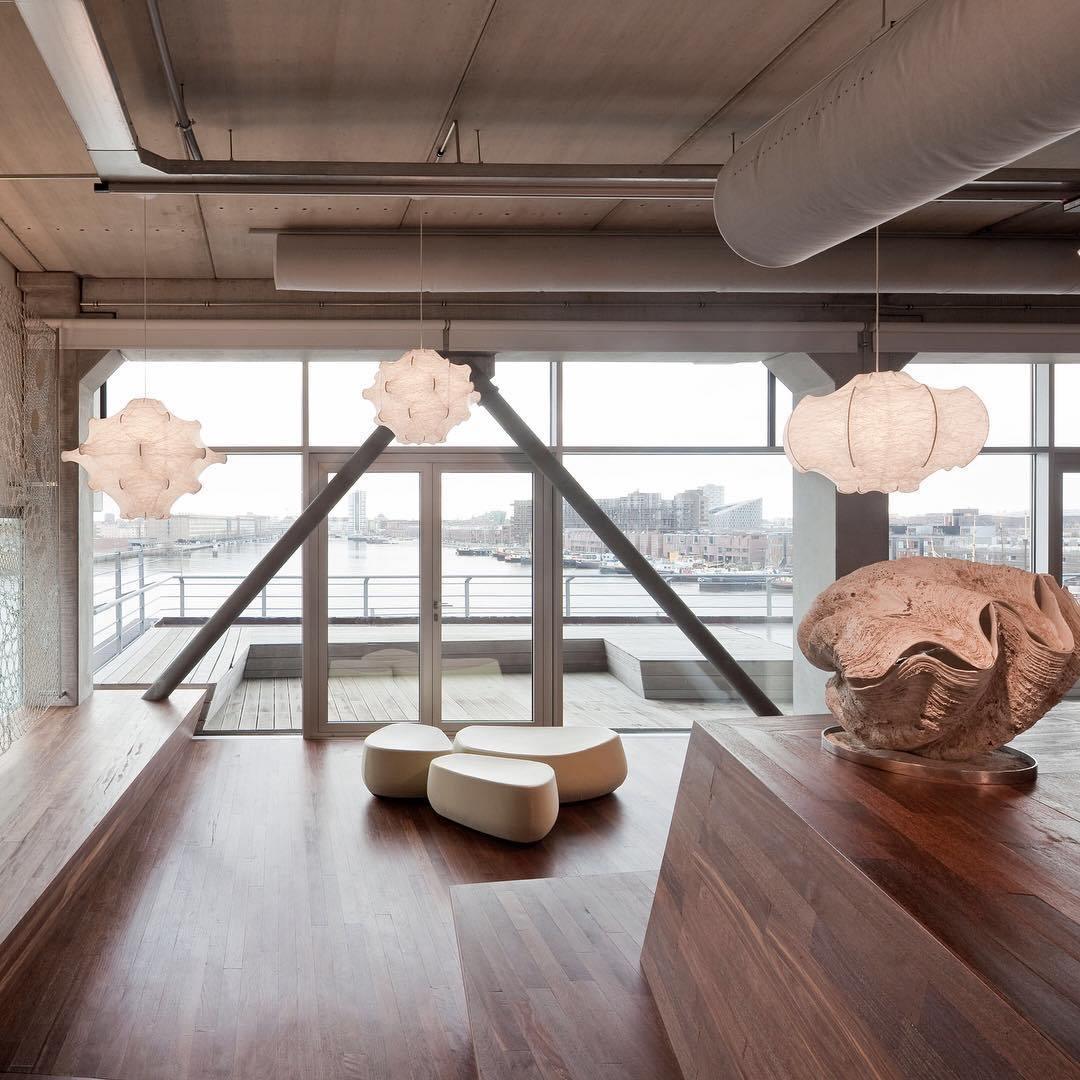 Lumina Contemporary Silk Pendant Lamp - Image 58