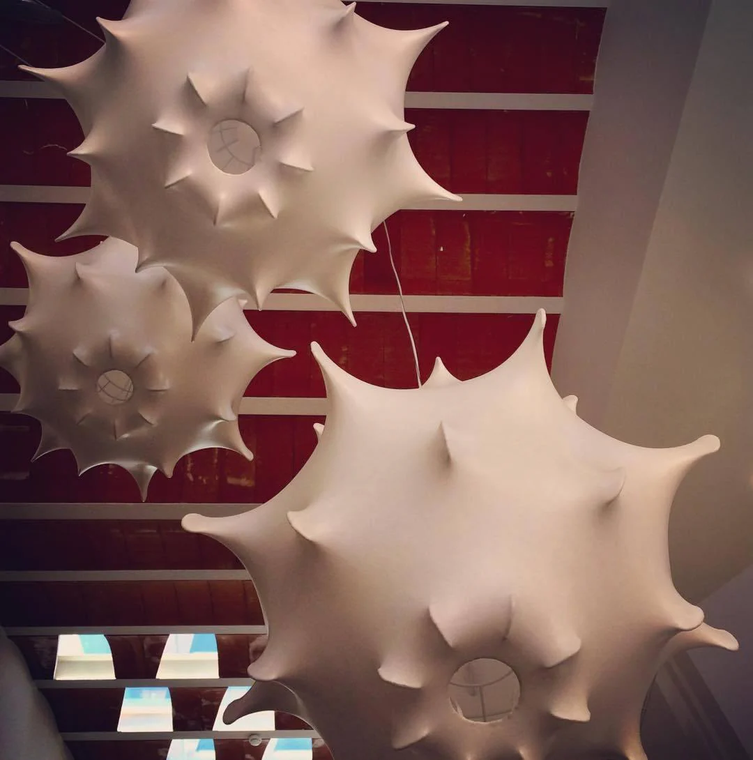Lumina Contemporary Silk Pendant Lamp - Image 6