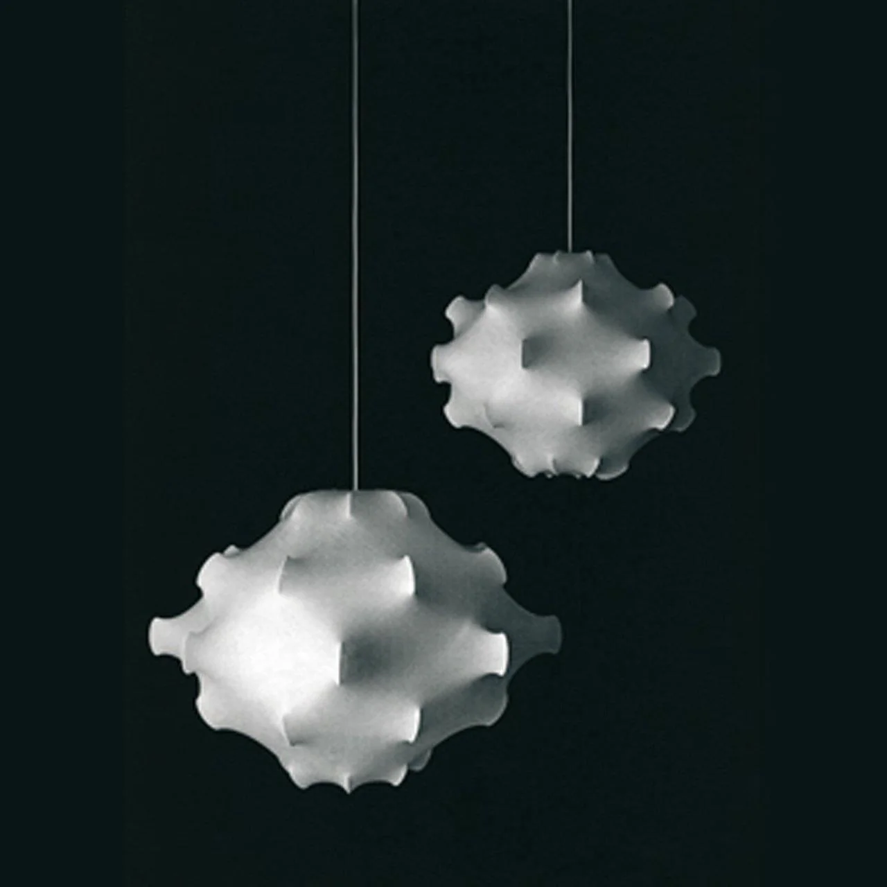 Lumina Contemporary Silk Pendant Lamp - Image 9