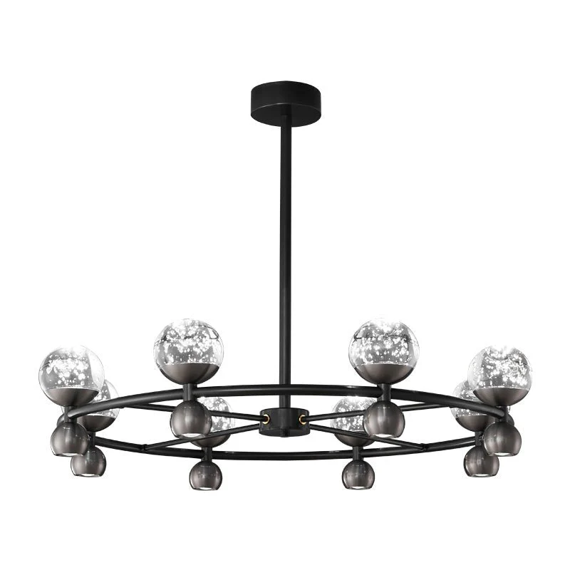 Lumiryn Orbital Glass Globe Chandelier - Image 11