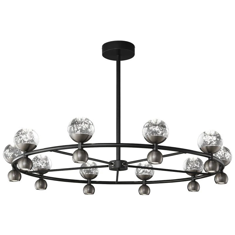 Lumiryn Orbital Glass Globe Chandelier - Image 12