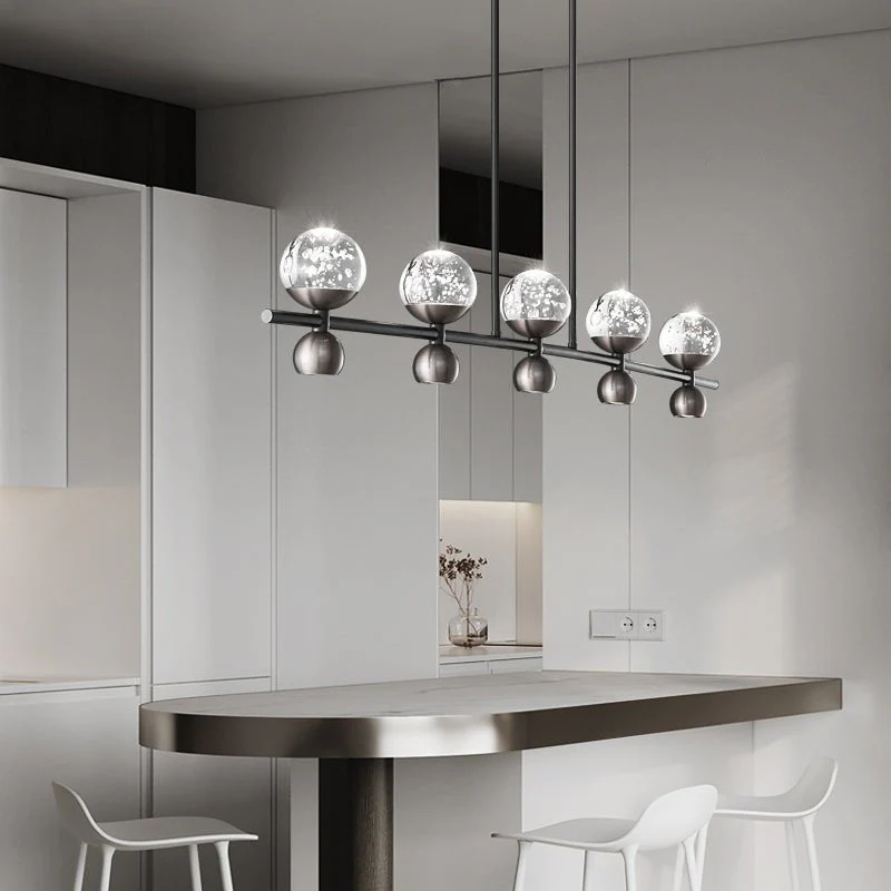 Lumiryn Orbital Glass Globe Chandelier - Image 4