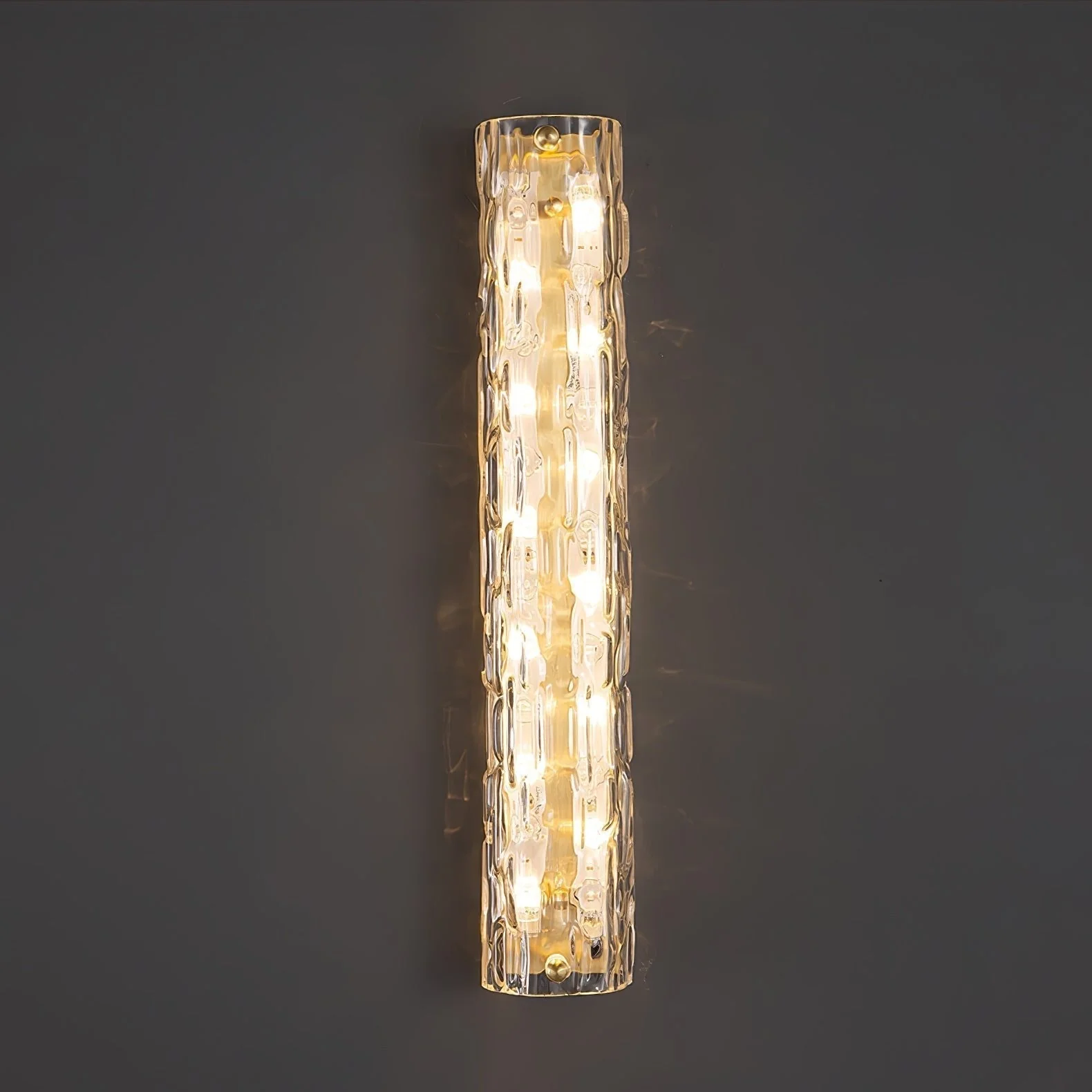 Lumix Brass Glass Glam Wall Lamp - Image 22