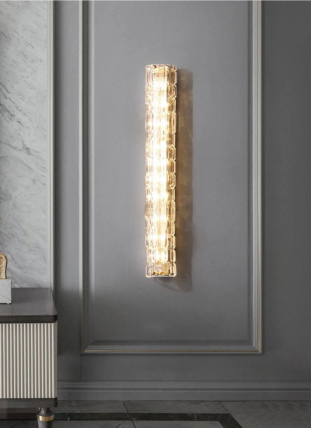 Lumix Brass Glass Glam Wall Lamp - Image 23