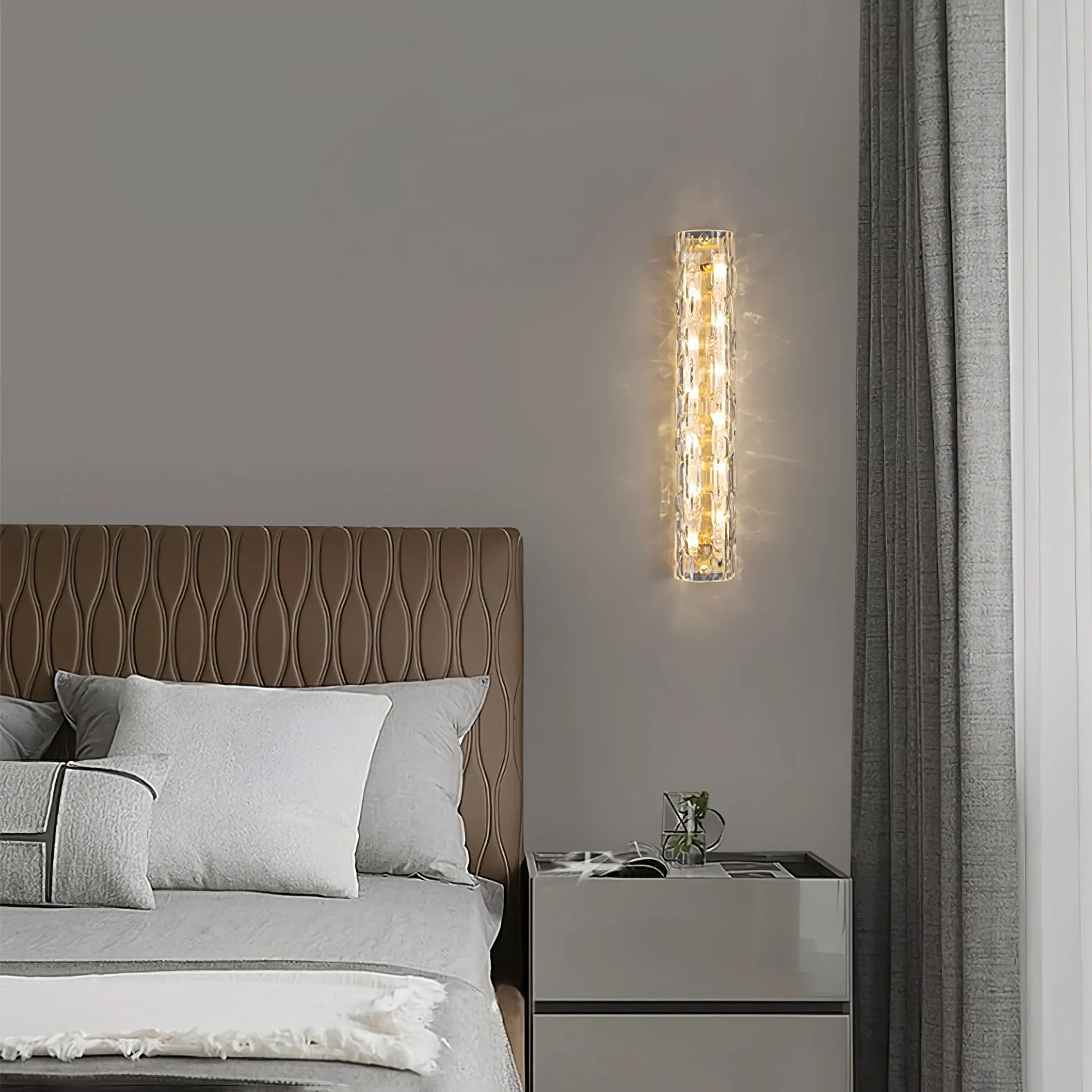Lumix Brass Glass Glam Wall Lamp - Image 28