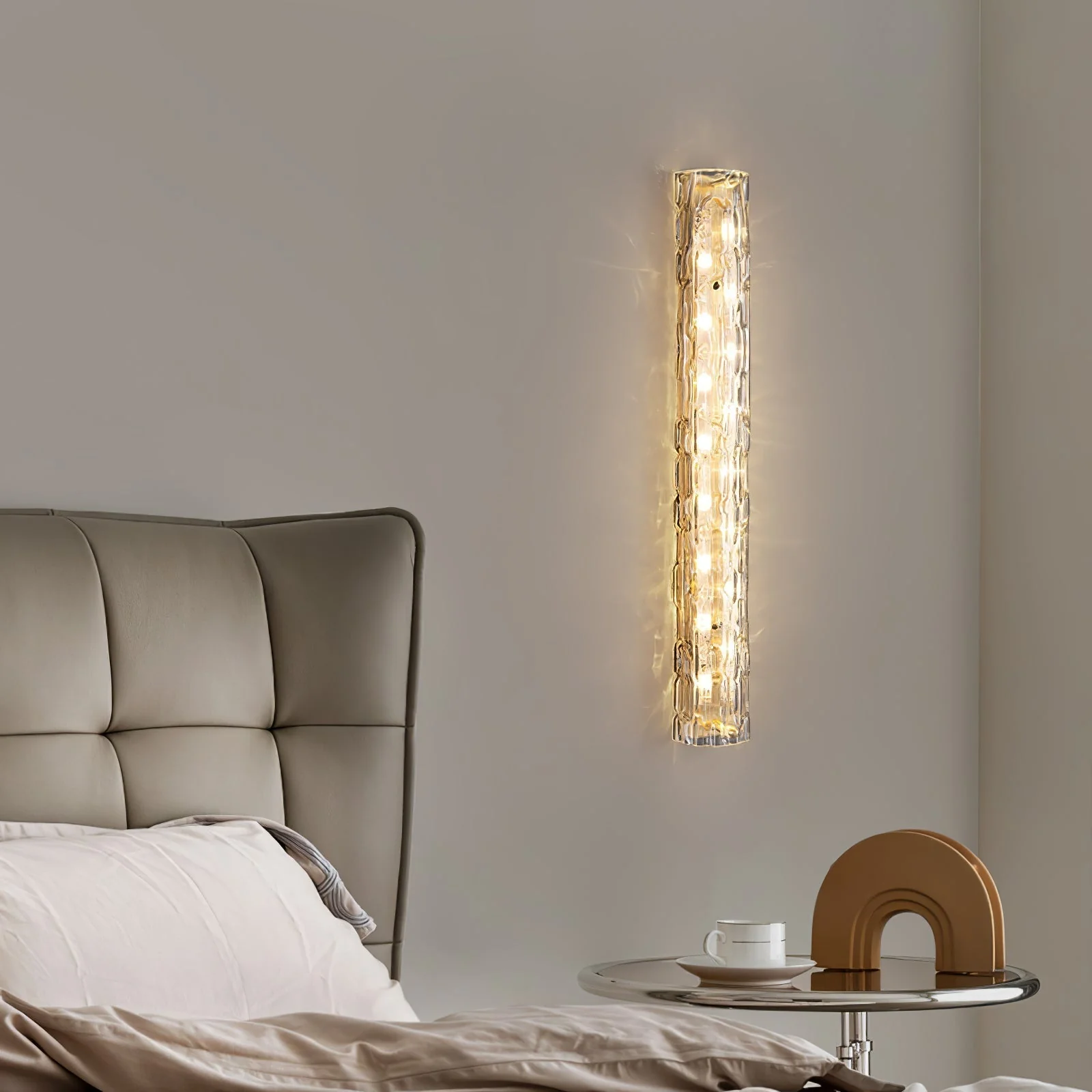 Lumix Brass Glass Glam Wall Lamp - Image 31