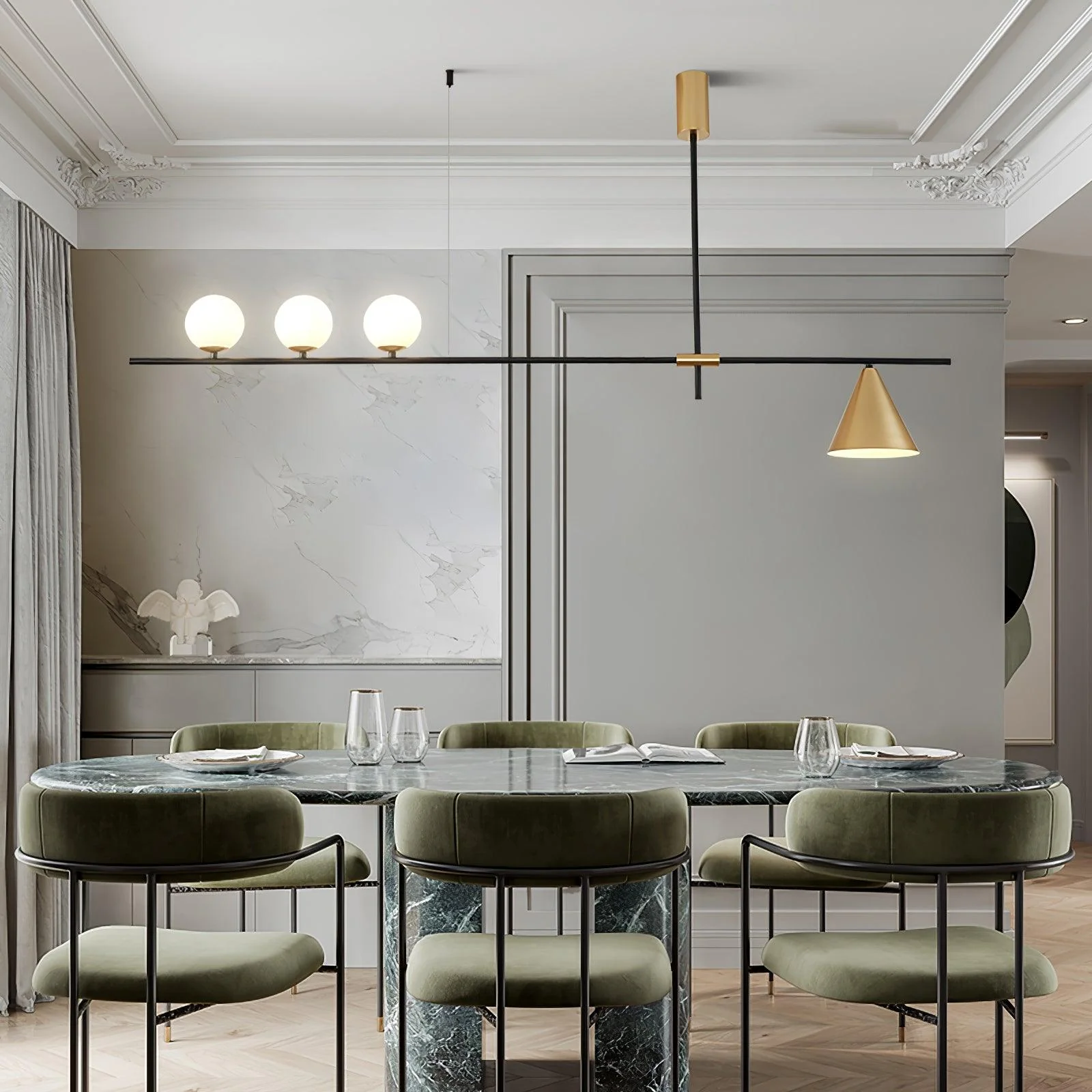 Lumora Contemporary Suspension Light - Image 4