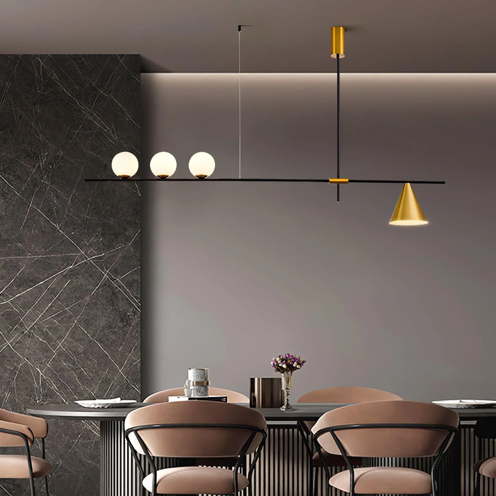 Lumora Contemporary Suspension Light - Image 40