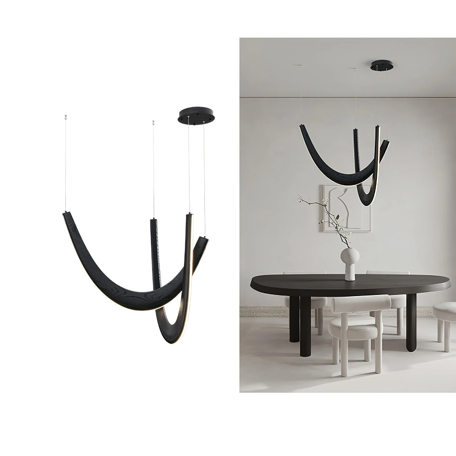 Lumora Wooden Pendant Lamp - Image 10