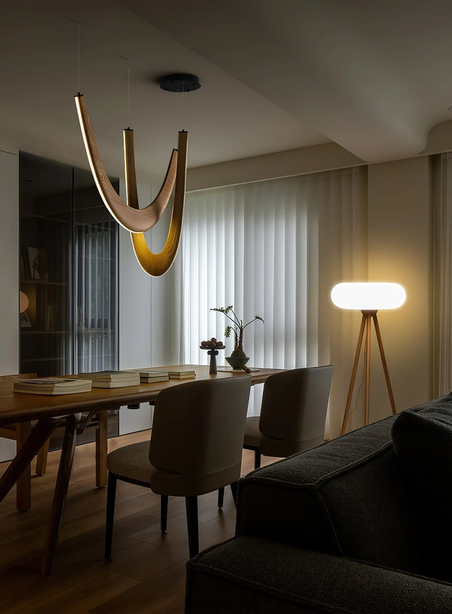 Lumora Wooden Pendant Lamp - Image 18