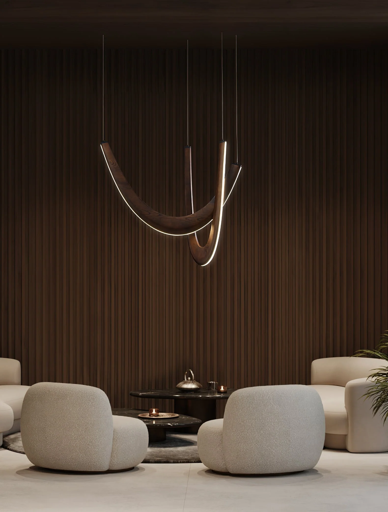 Lumora Wooden Pendant Lamp - Image 25