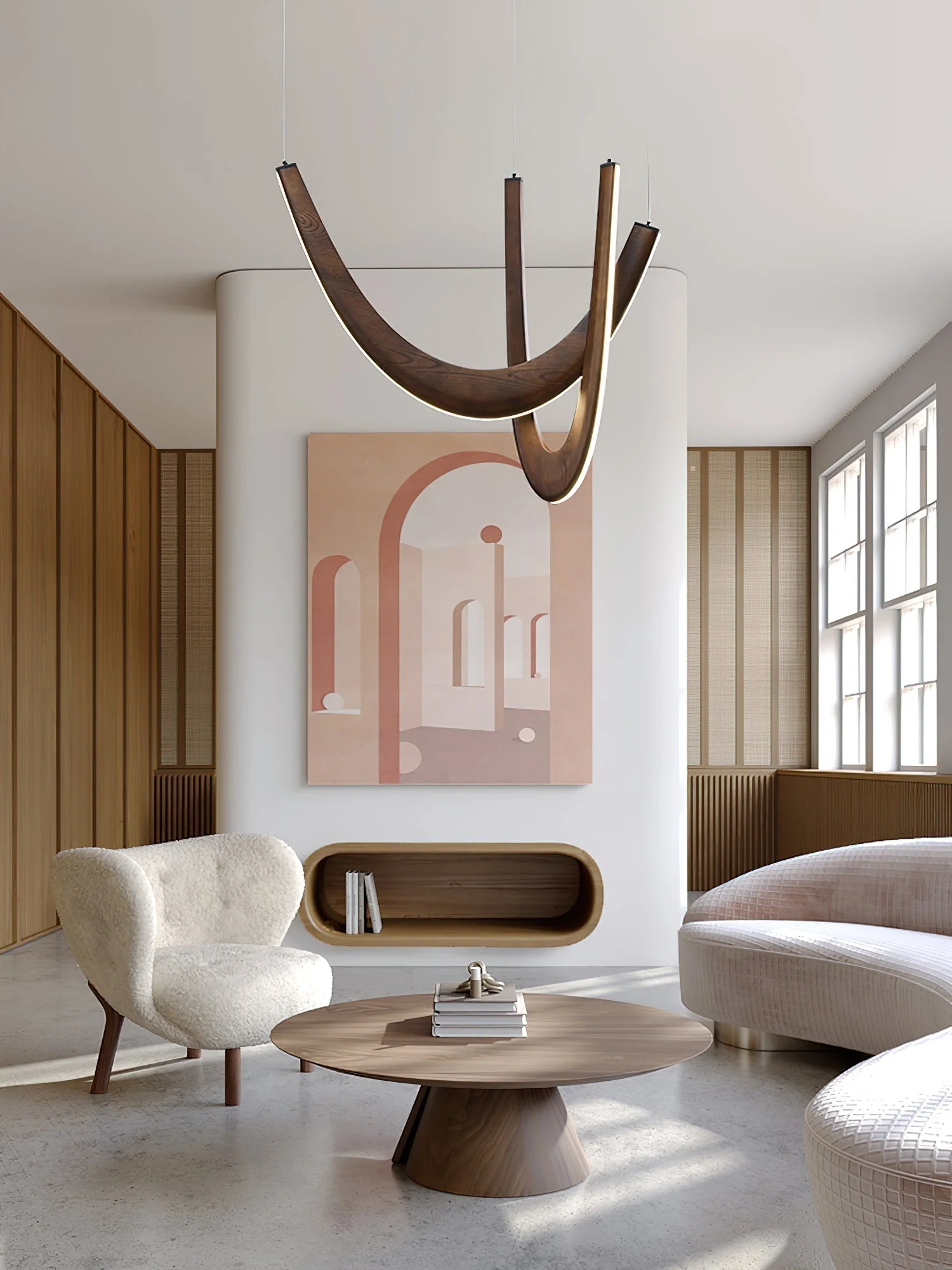 Lumora Wooden Pendant Lamp - Image 29