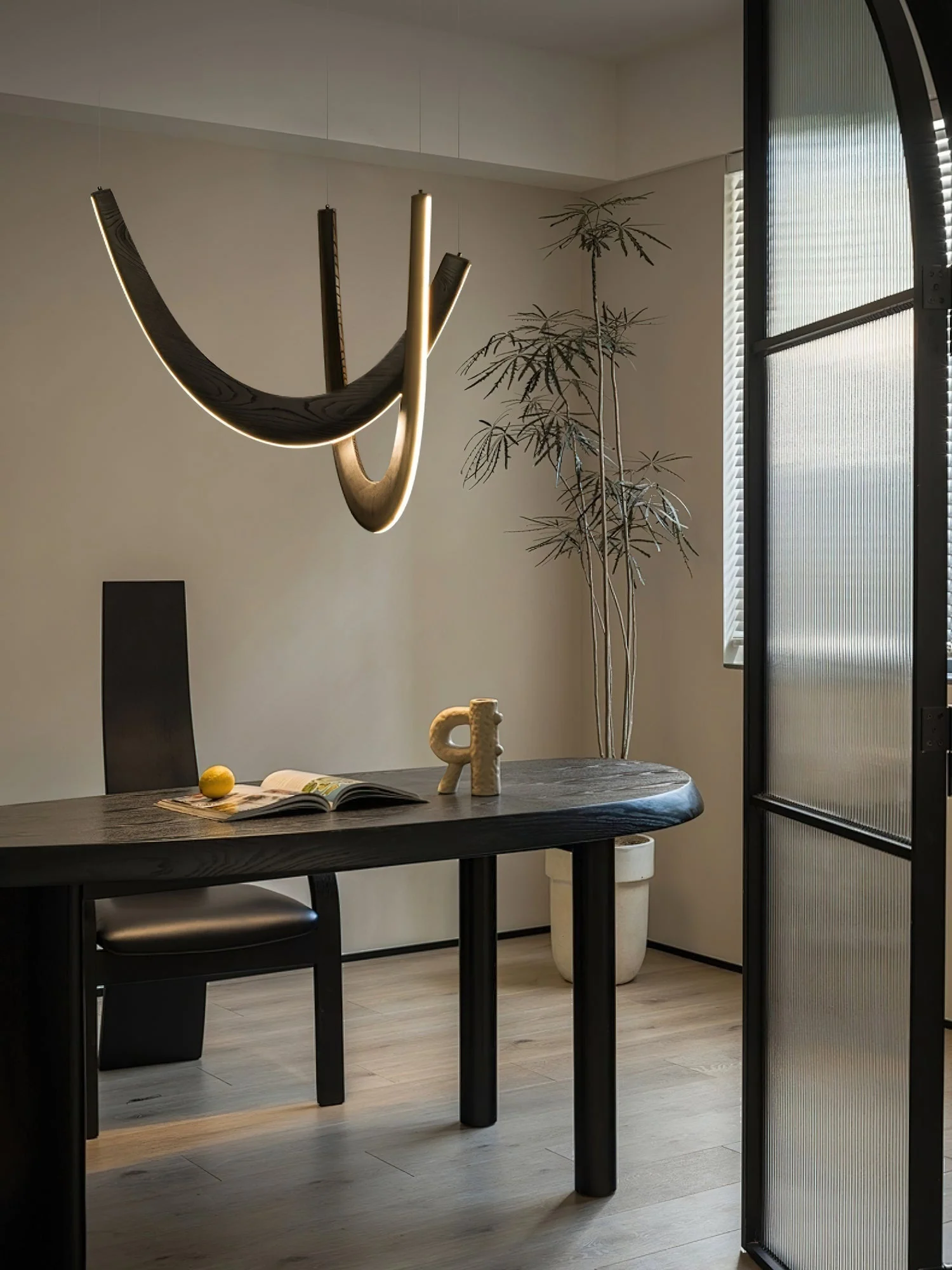 Lumora Wooden Pendant Lamp - Image 3