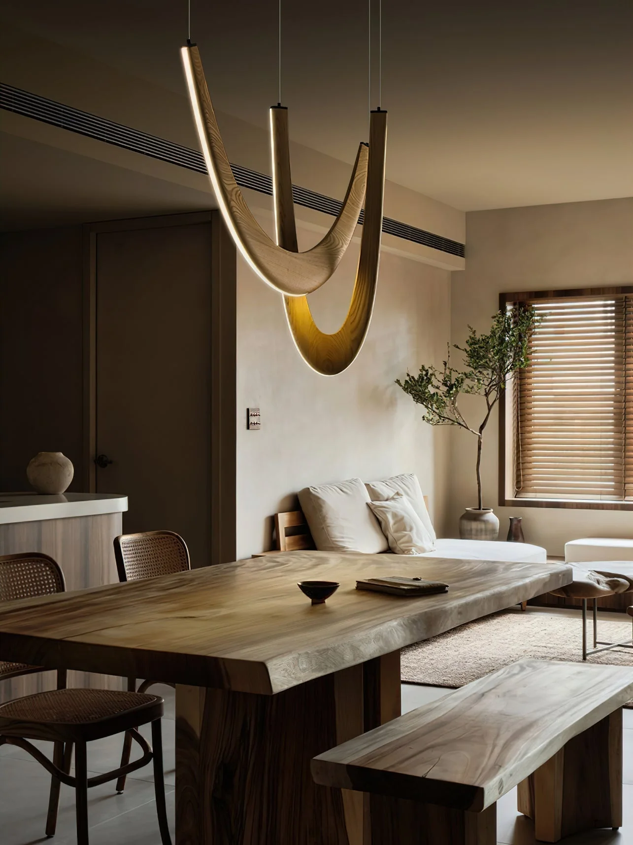 Lumora Wooden Pendant Lamp - Image 6