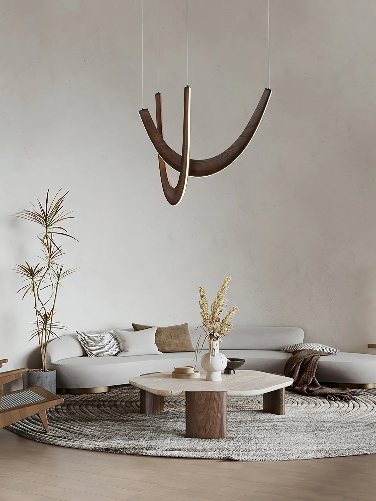 Lumora Wooden Pendant Lamp - Image 7