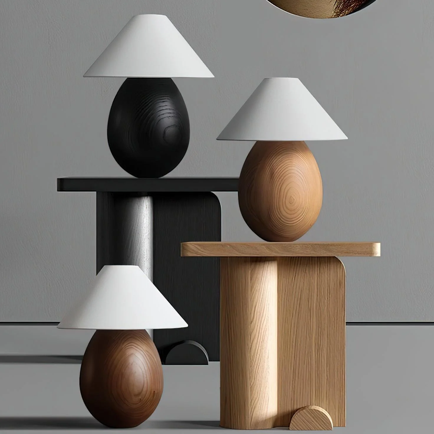 Luna Romantic Wood Table Lamp - Image 11