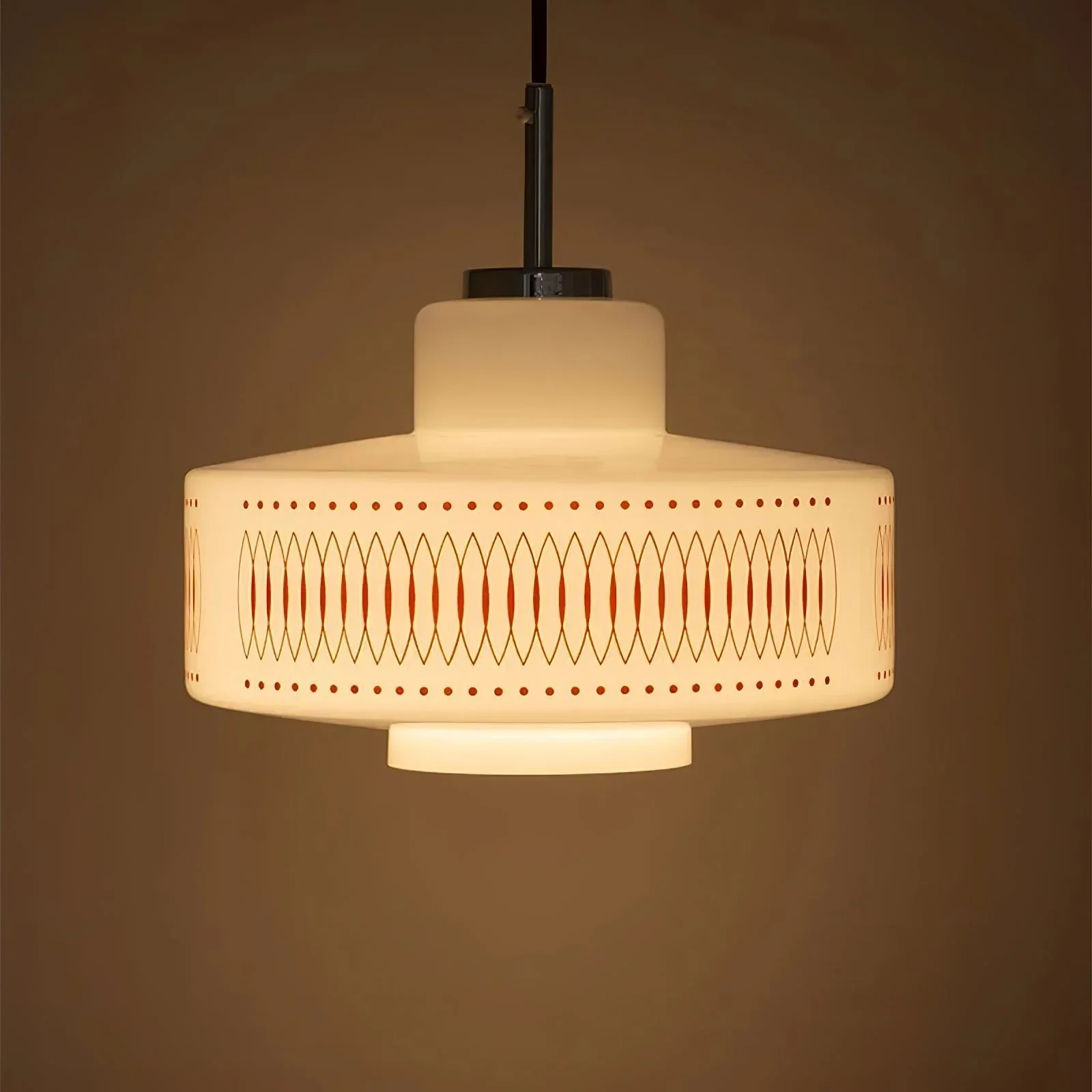 Luna Vintage Glass Pendant Lamp - Image 11