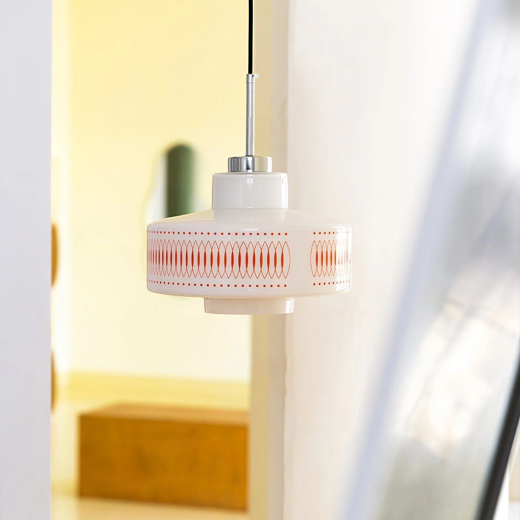 Luna Vintage Glass Pendant Lamp - Image 13