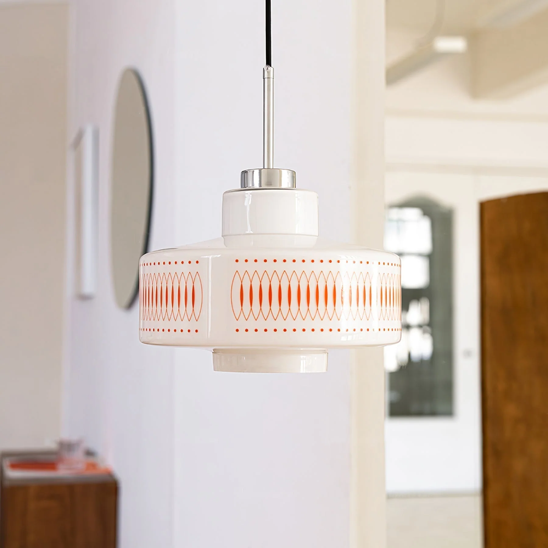 Luna Vintage Glass Pendant Lamp - Image 2