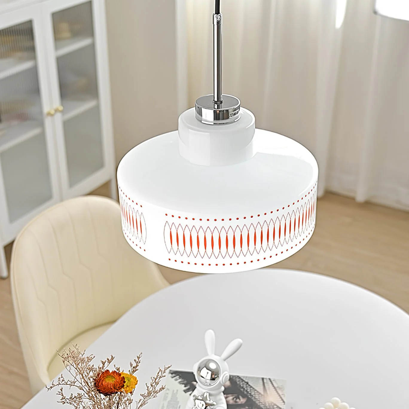 Luna Vintage Glass Pendant Lamp - Image 27