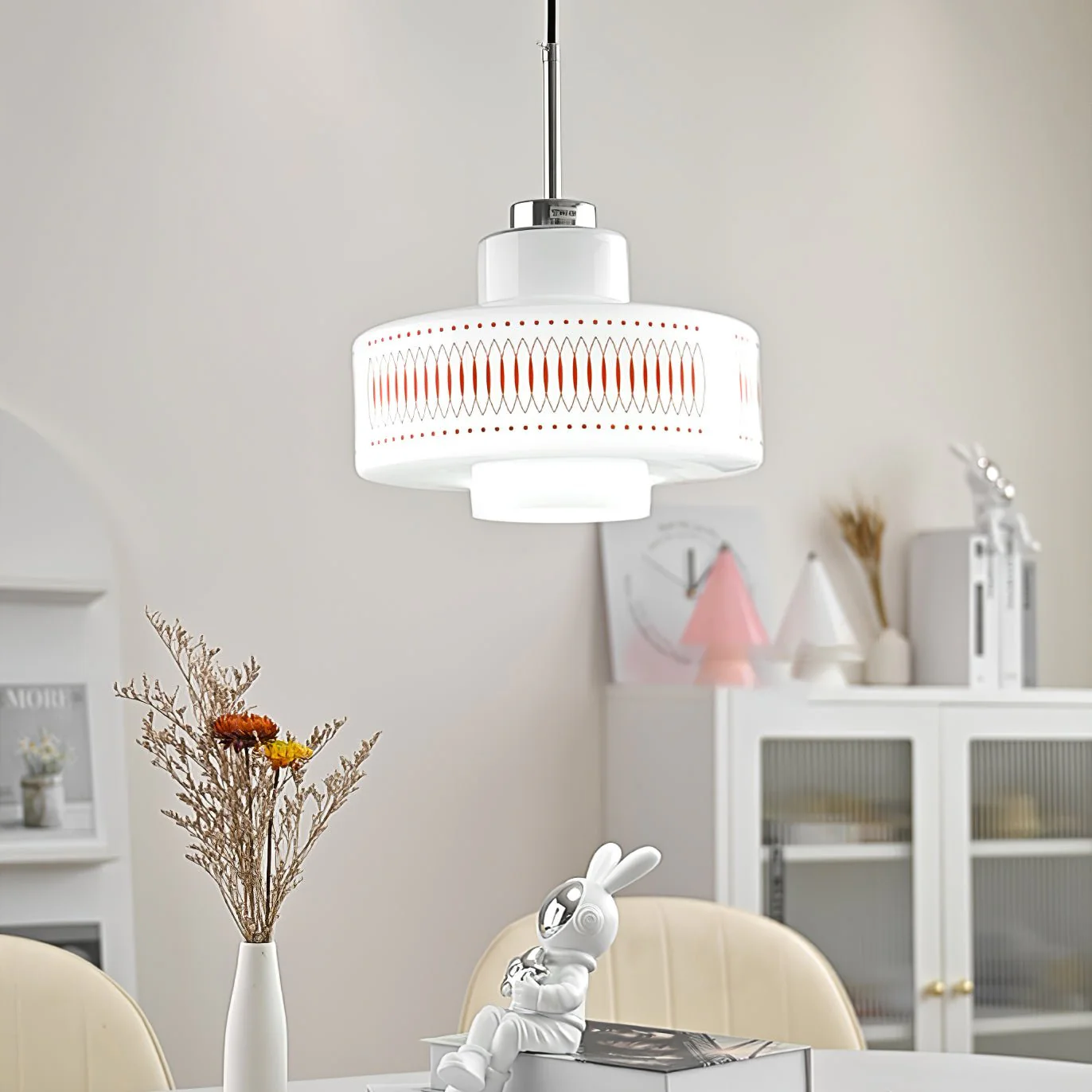 Luna Vintage Glass Pendant Lamp - Image 28