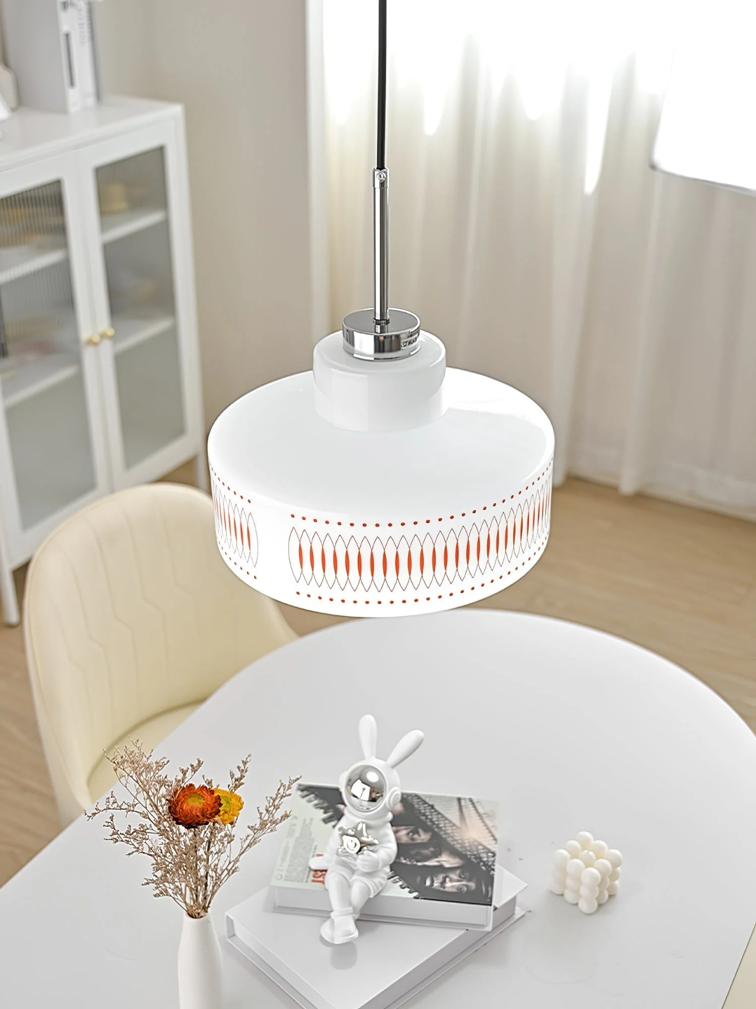 Luna Vintage Glass Pendant Lamp - Image 33