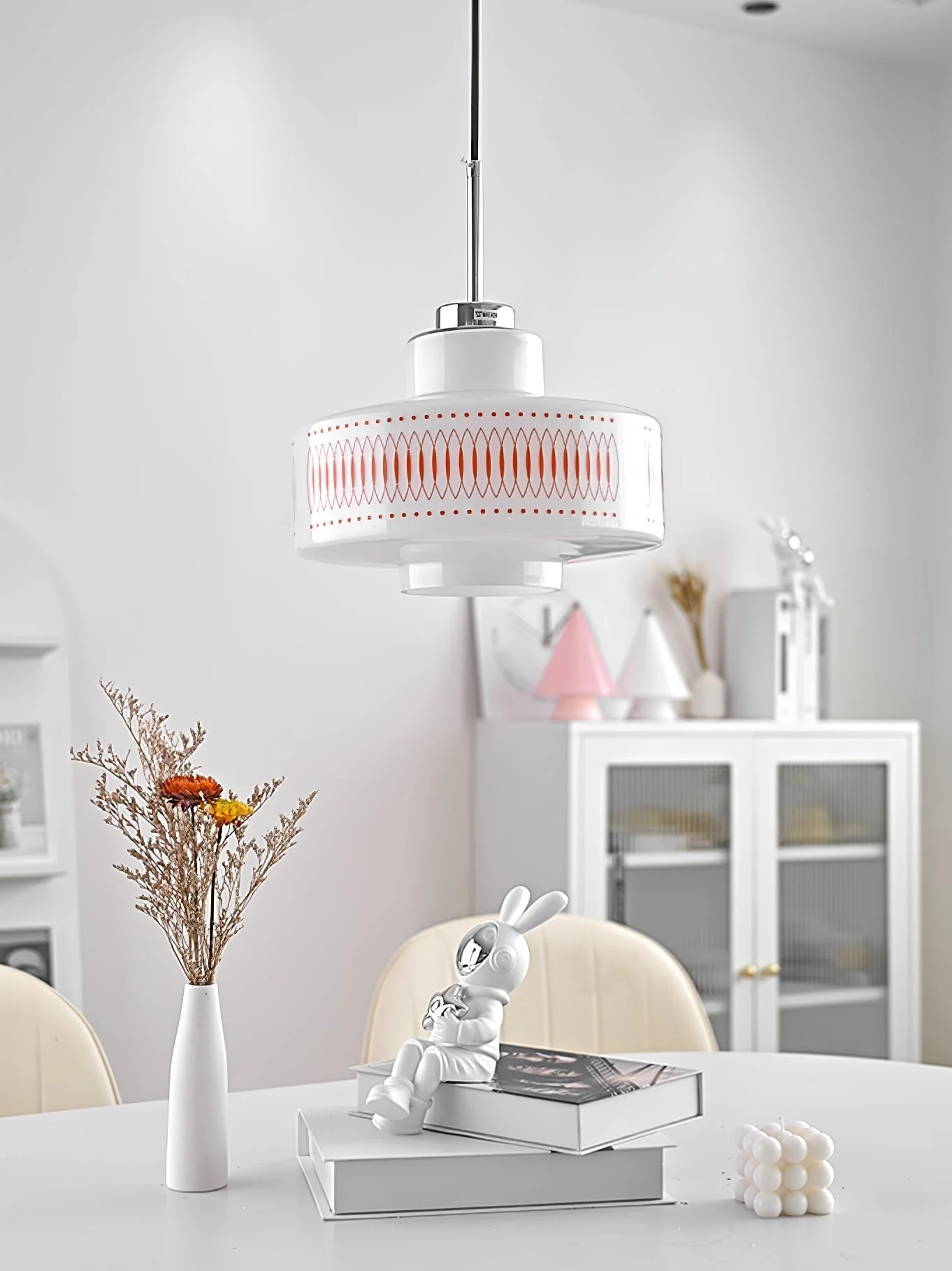 Luna Vintage Glass Pendant Lamp - Image 35