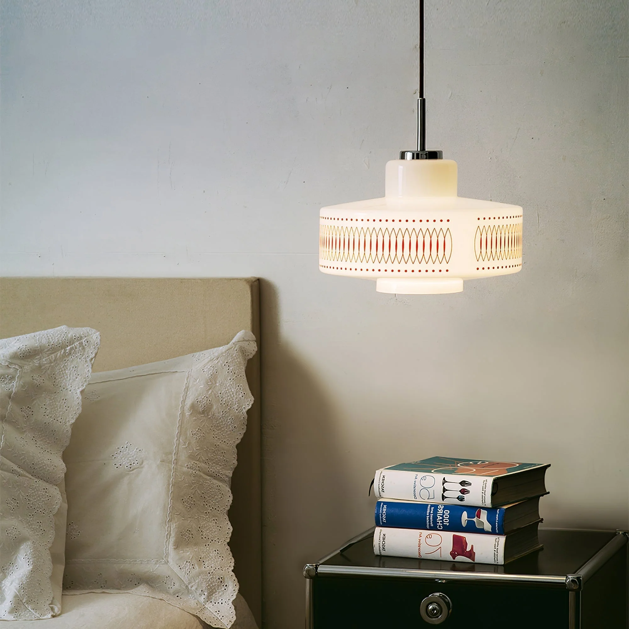 Luna Vintage Glass Pendant Lamp - Image 38