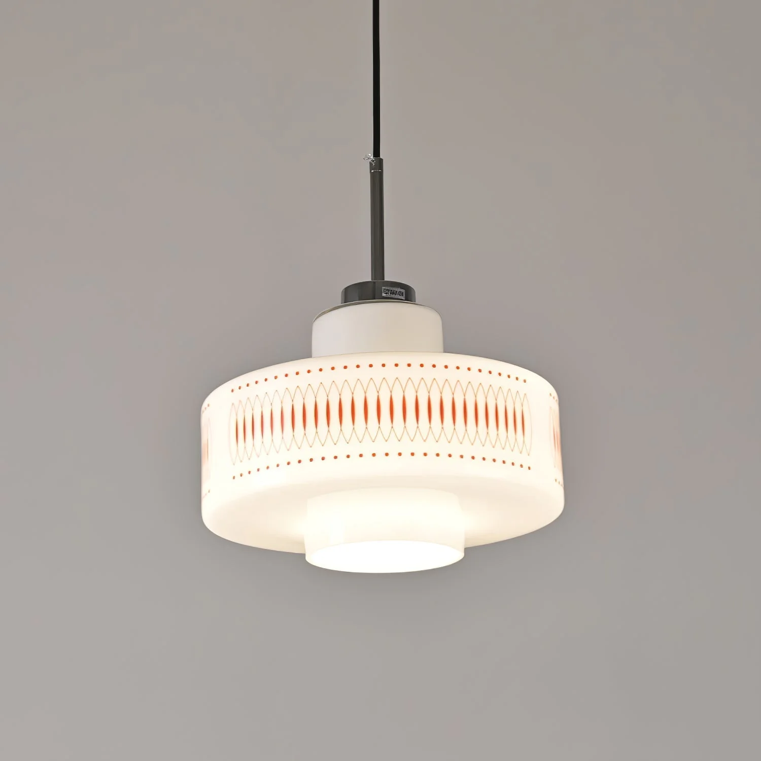 Luna Vintage Glass Pendant Lamp - Image 6