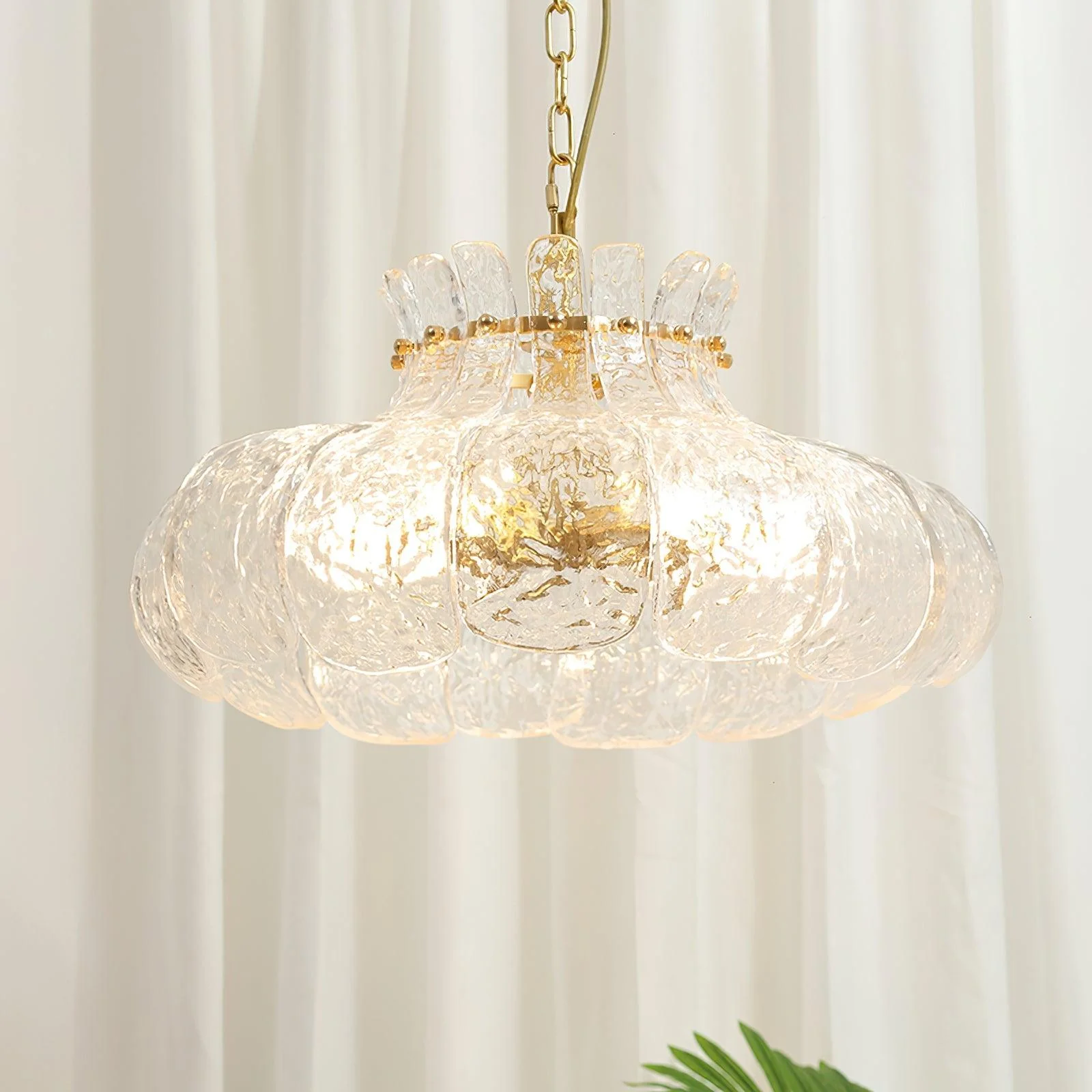 Lunace Brass & Glass Glam Pendant Light - Image 11