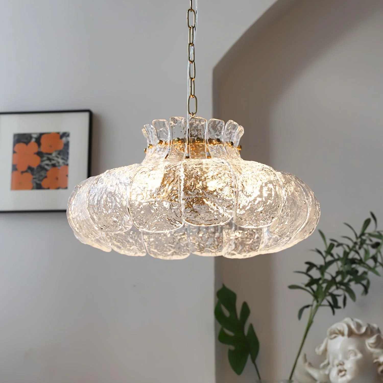 Lunace Brass & Glass Glam Pendant Light - Image 15