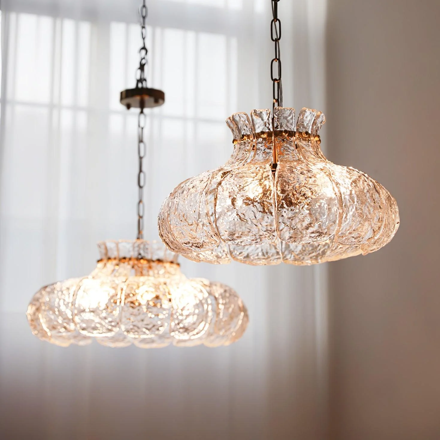 Lunace Brass & Glass Glam Pendant Light - Image 2