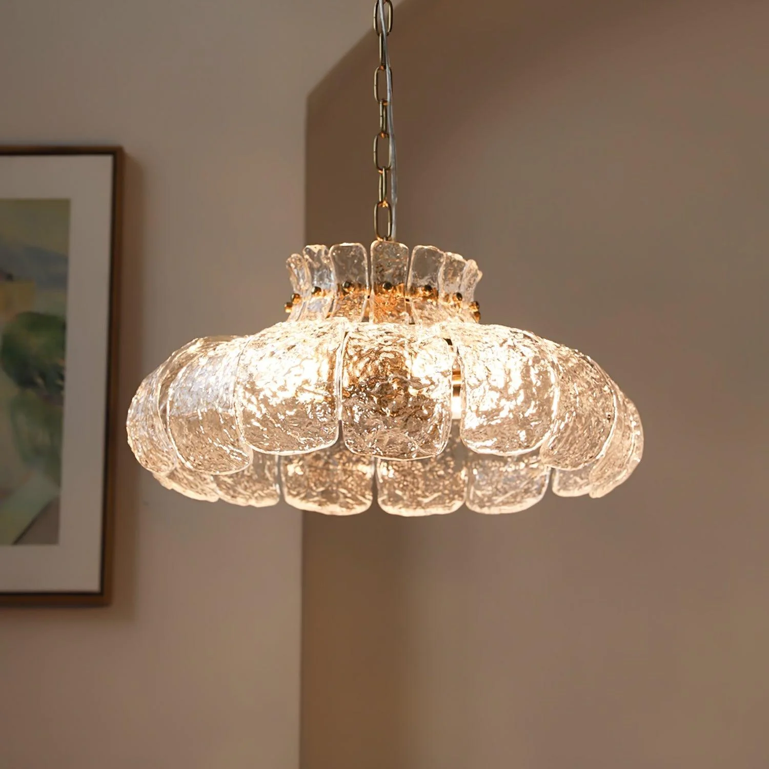 Lunace Brass & Glass Glam Pendant Light - Image 6