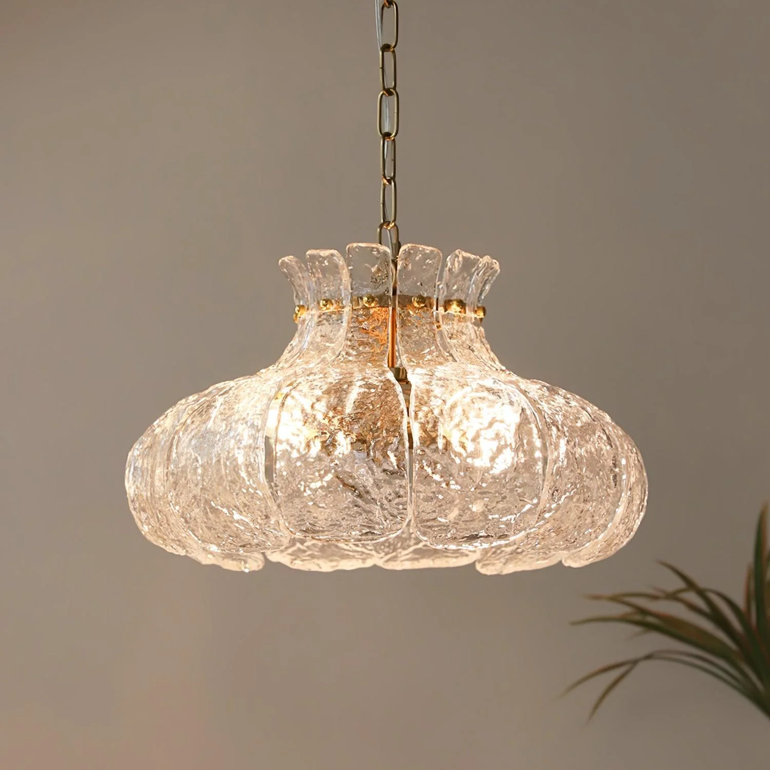 Lunace Brass & Glass Glam Pendant Light - Image 8