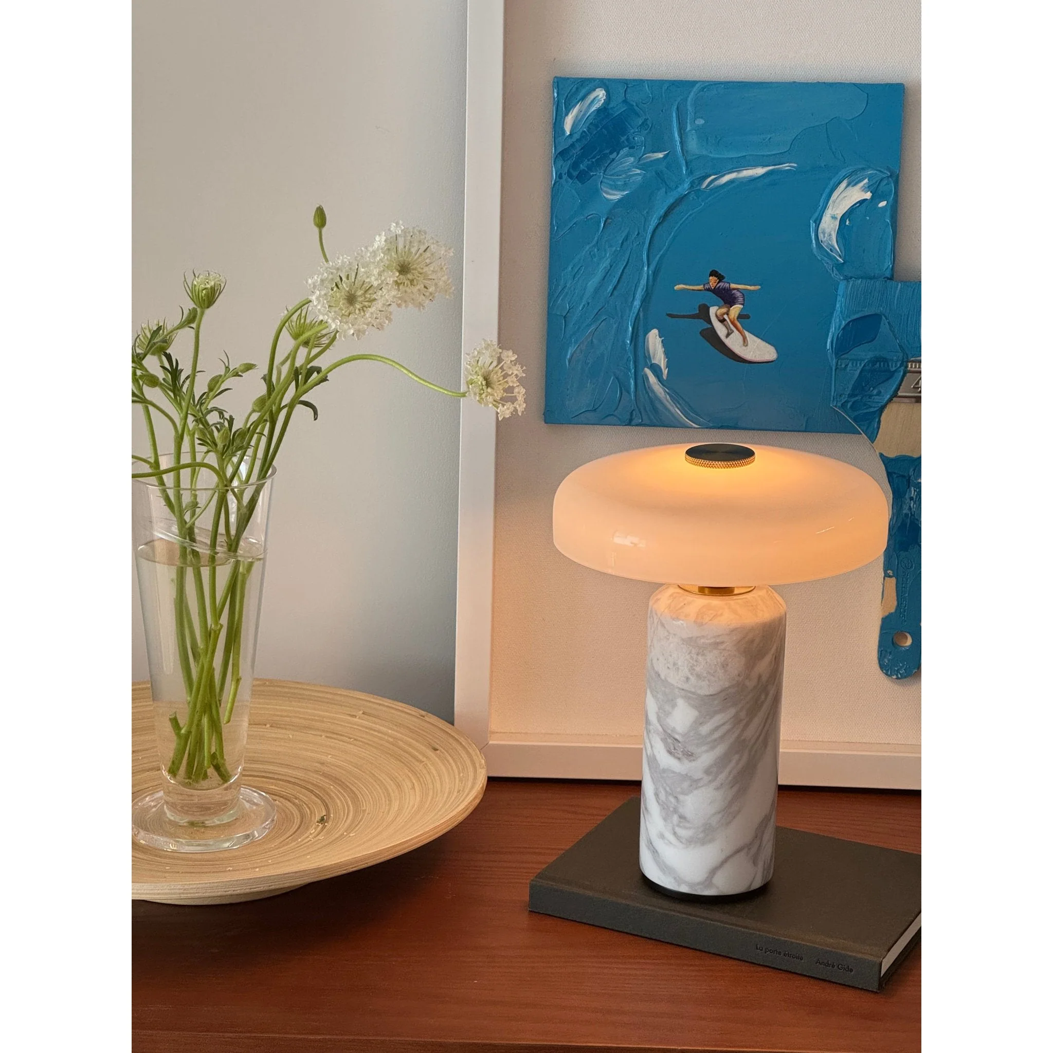 Lunara Modern Marble Table Lamp - Image 15