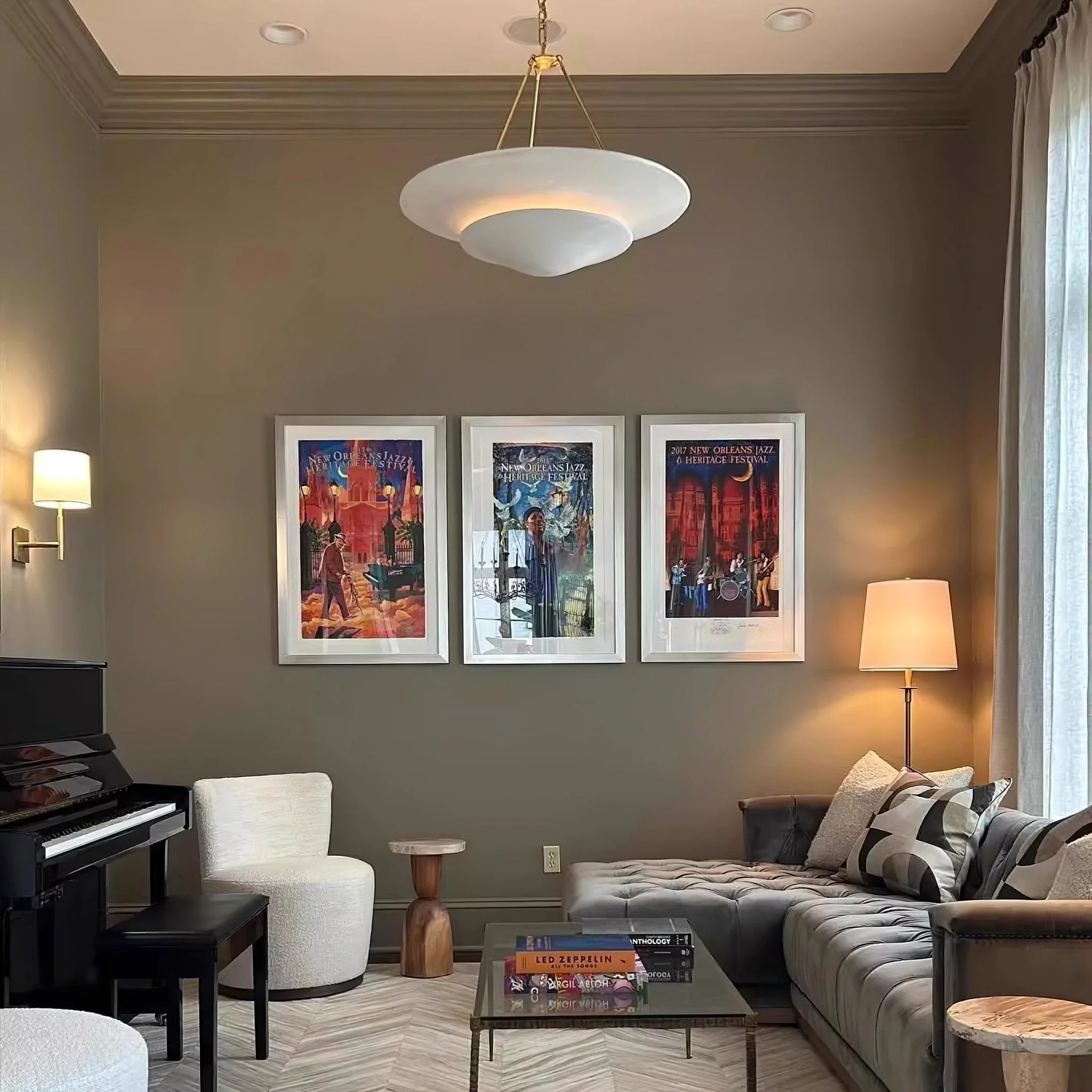 Lunara Modern Plaster Pendant Light - Image 10