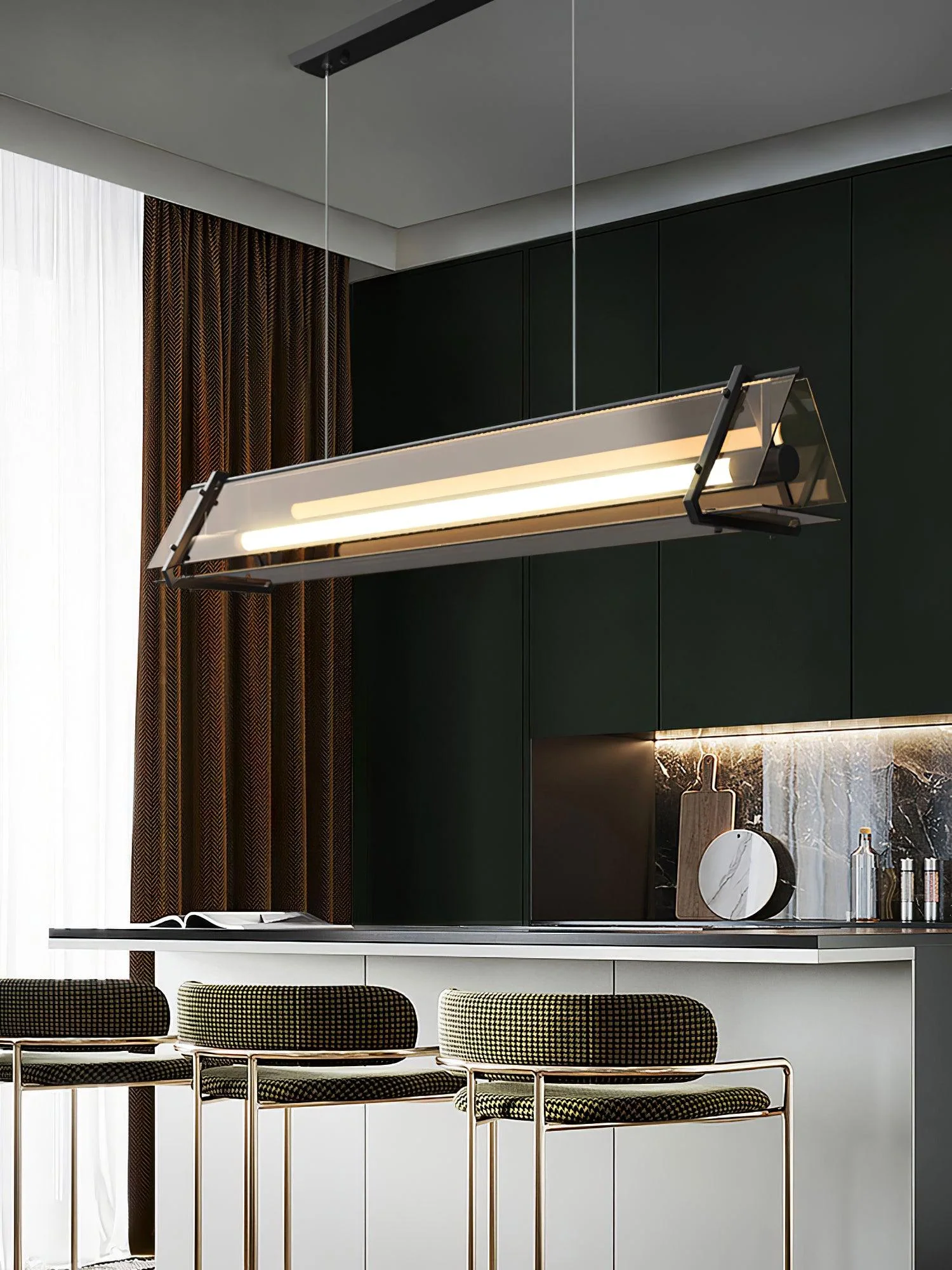 Lunaris Glass Minimalistic Pendant Light - Image 12