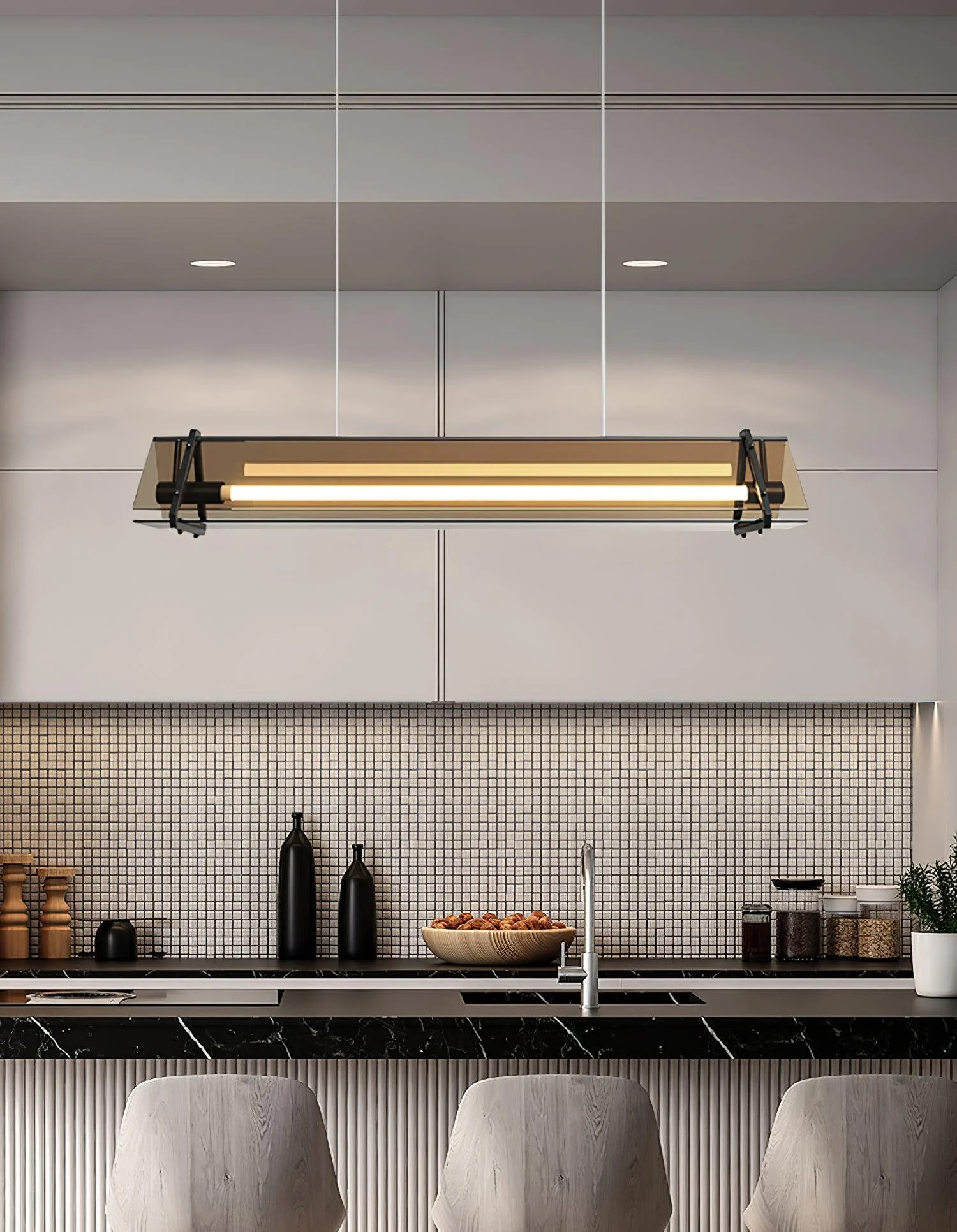 Lunaris Glass Minimalistic Pendant Light - Image 33